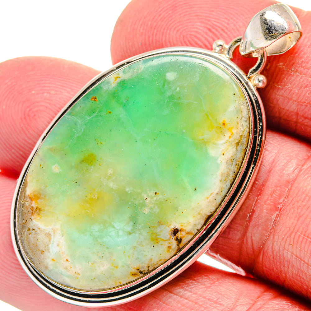 Peruvian Opal Pendants handcrafted by Anasilvercos - PD21271