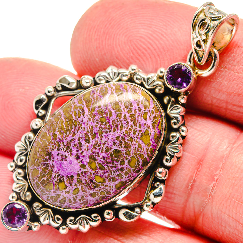 Stichtite Pendants handcrafted by Anasilvercos - PD21286