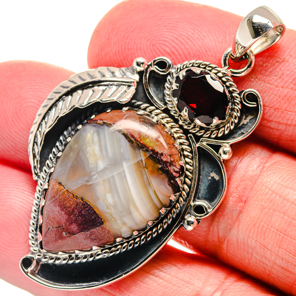 Butterfly Jasper Pendants handcrafted by Anasilvercos - PD21288