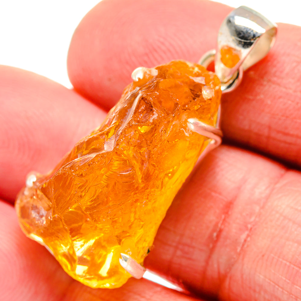 Citrine Pendants handcrafted by Anasilvercos - PD21375