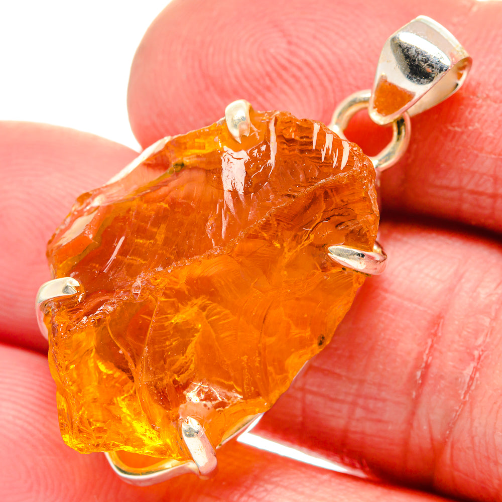 Citrine Pendants handcrafted by Anasilvercos - PD21376
