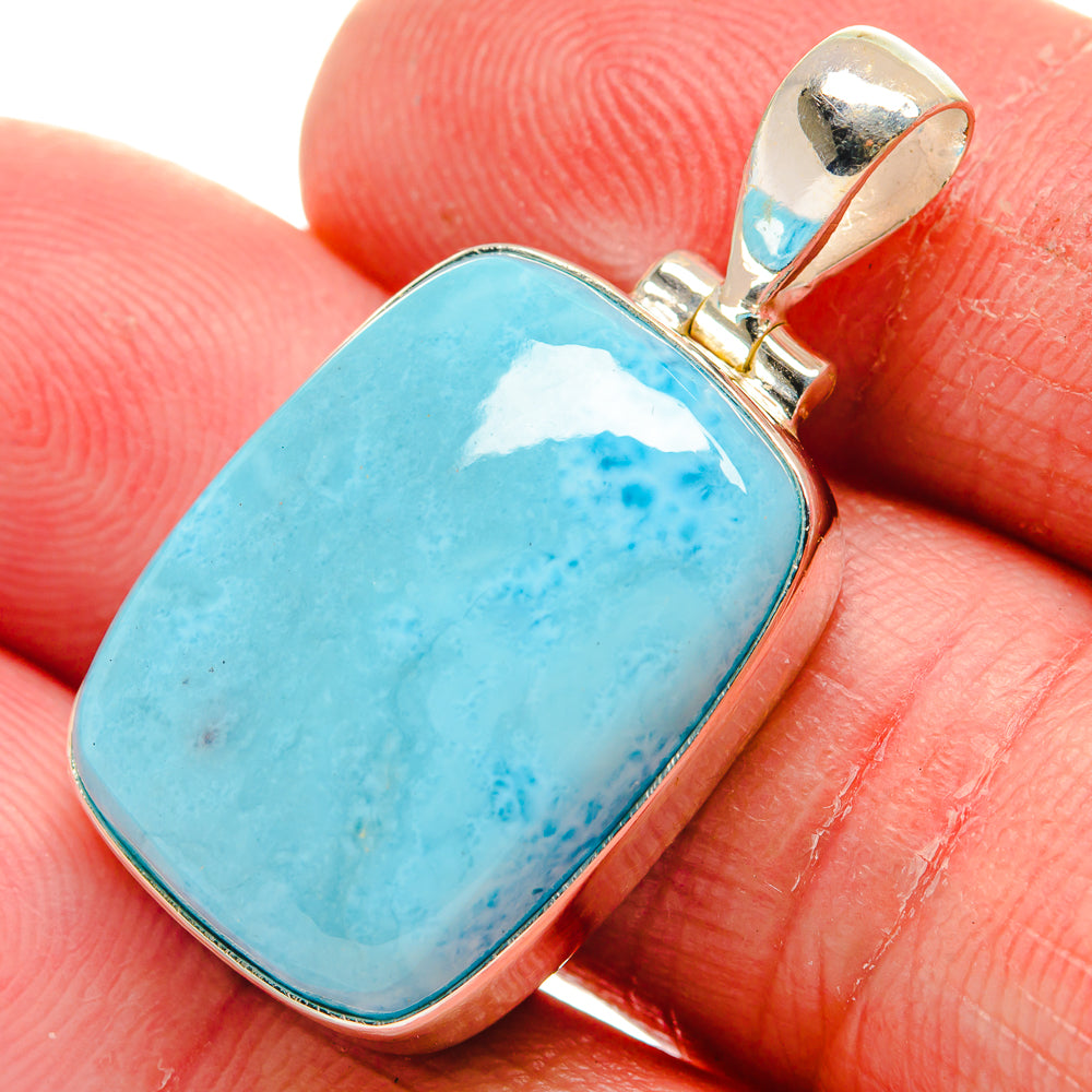 Larimar Pendants handcrafted by Anasilvercos - PD21401