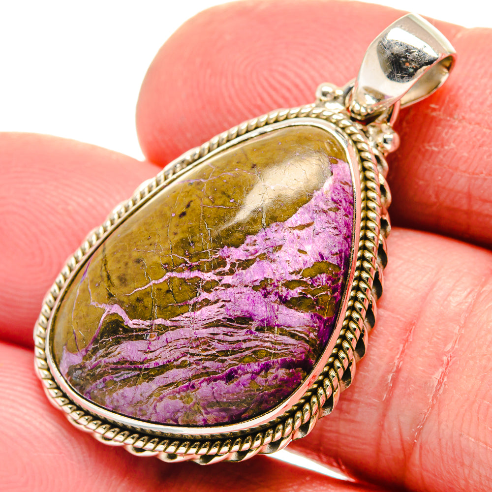 Stichtite Pendants handcrafted by Anasilvercos - PD21403