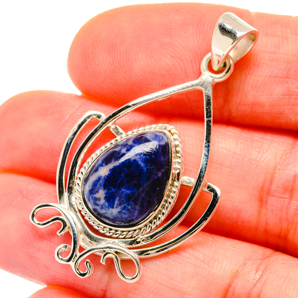Sodalite Pendants handcrafted by Anasilvercos - PD21414