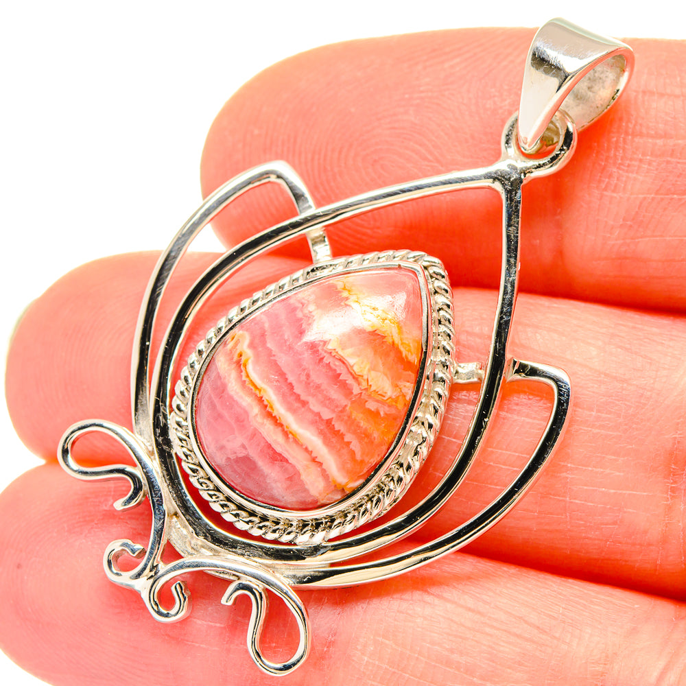 Rhodochrosite Pendants handcrafted by Anasilvercos - PD21449