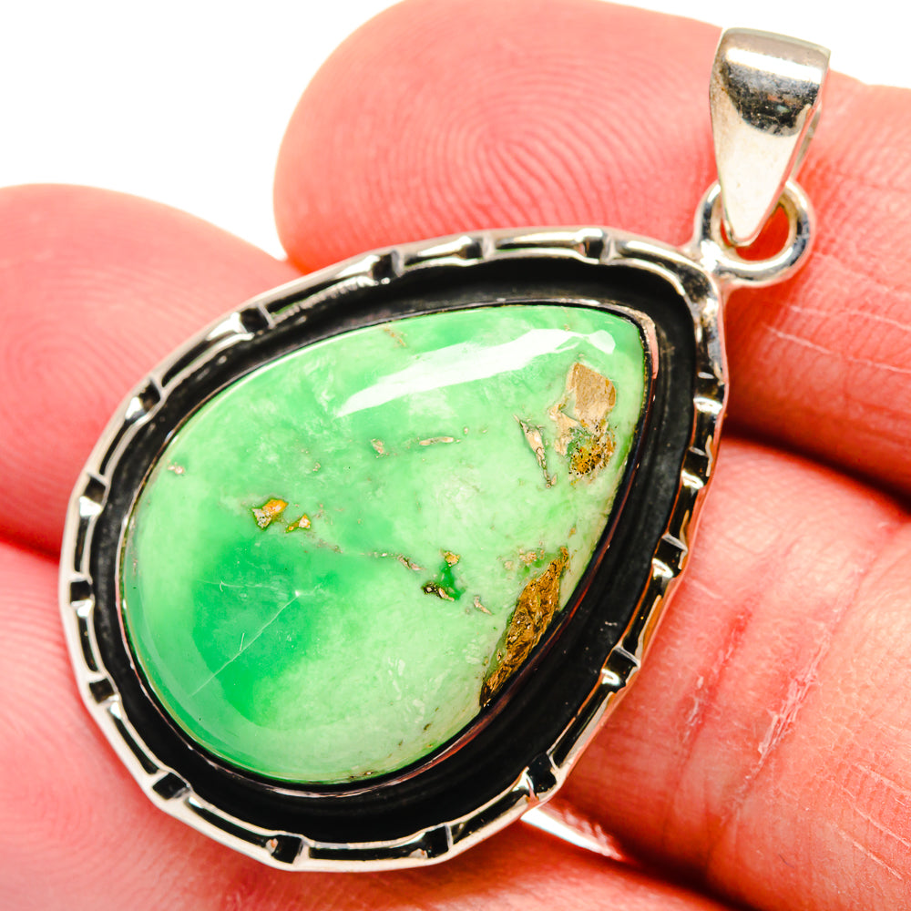 Variscite Pendants handcrafted by Anasilvercos - PD21496