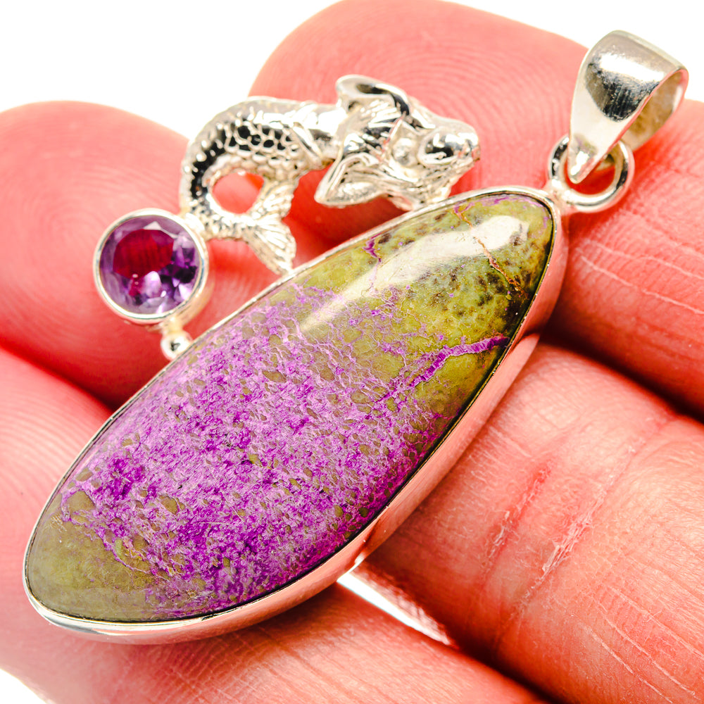 Stichtite Pendants handcrafted by Anasilvercos - PD21504