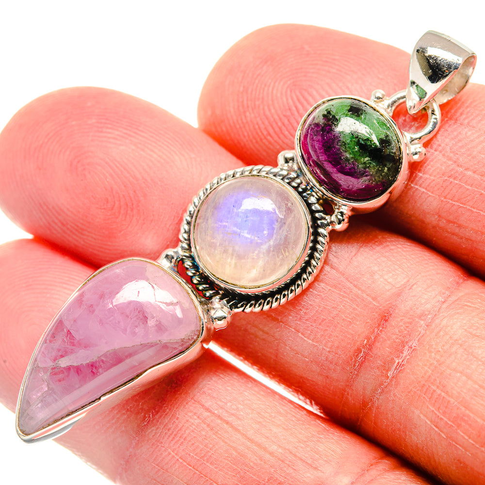 Kunzite Pendants handcrafted by Anasilvercos - PD21506