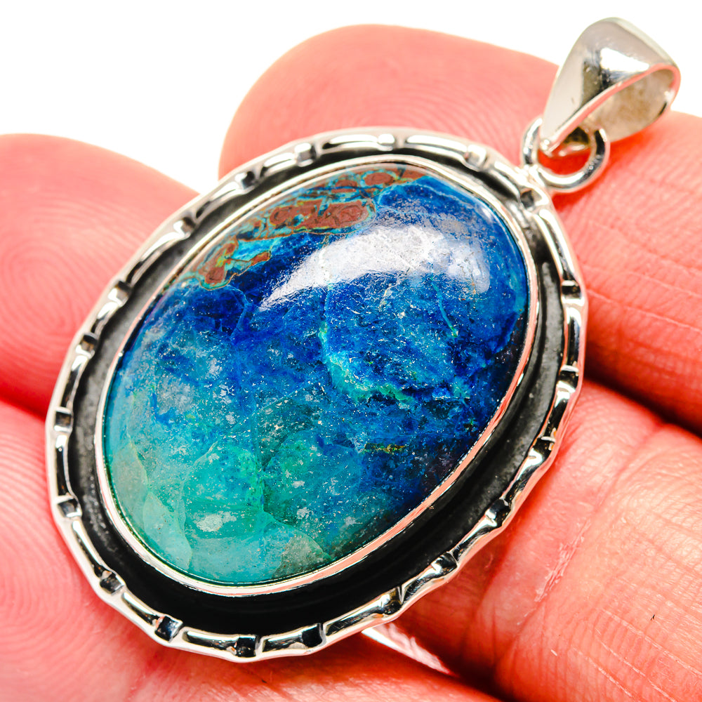 Azurite Pendants handcrafted by Anasilvercos - PD21522