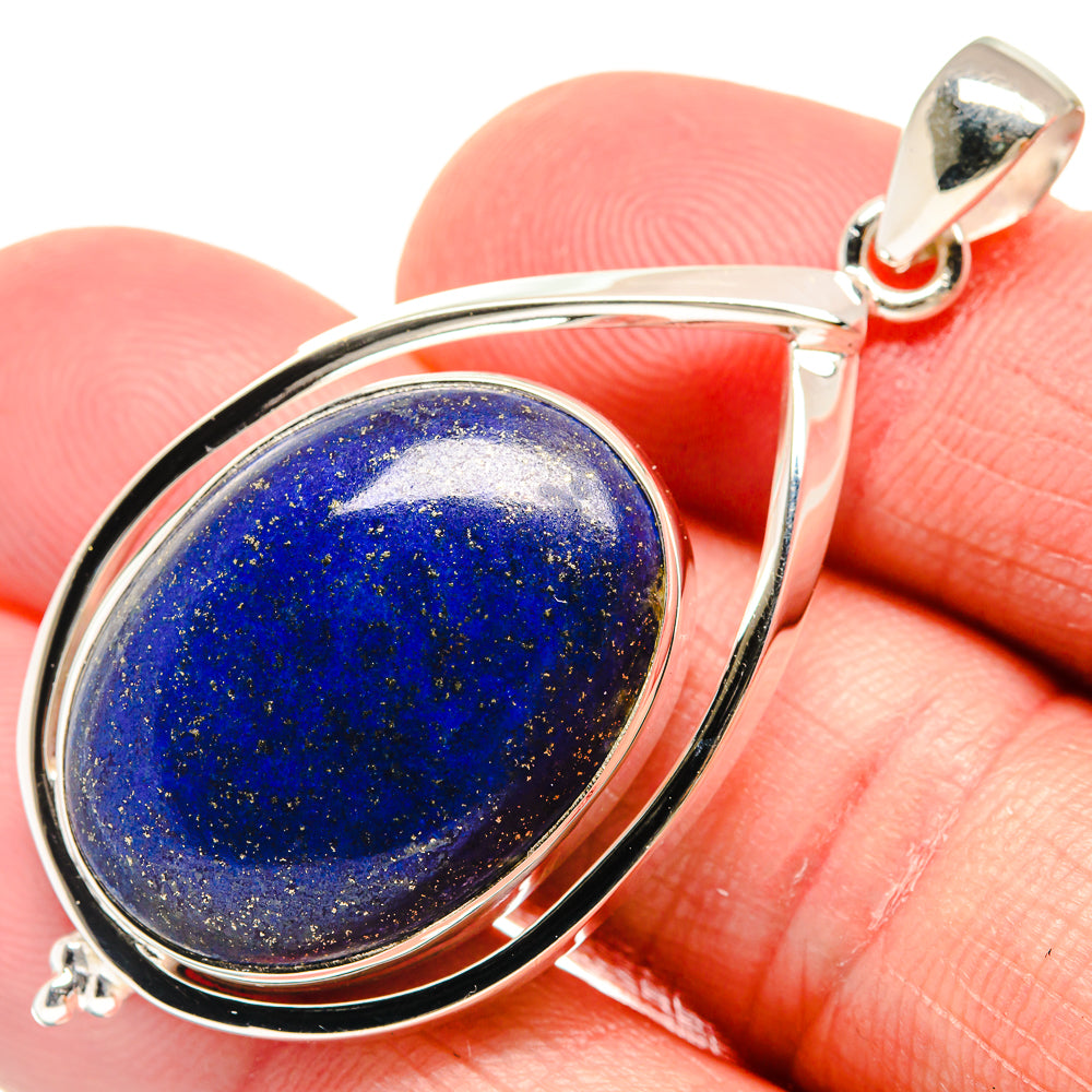Lapis Lazuli Pendants handcrafted by Anasilvercos - PD21525