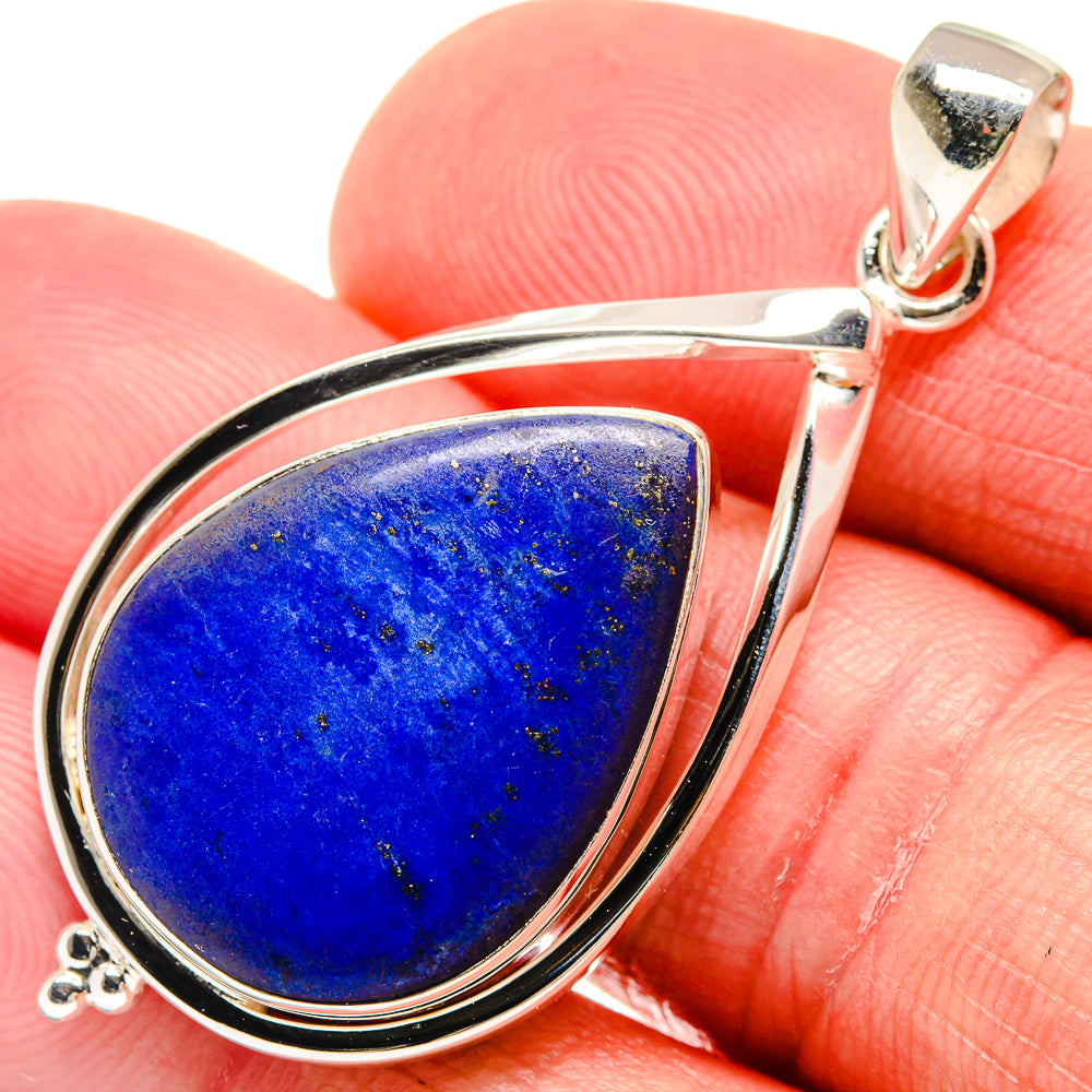 Lapis Lazuli Pendants handcrafted by Anasilvercos - PD21528