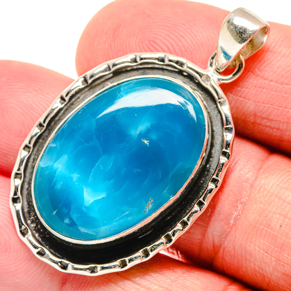Larimar Pendants handcrafted by Anasilvercos - PD21529