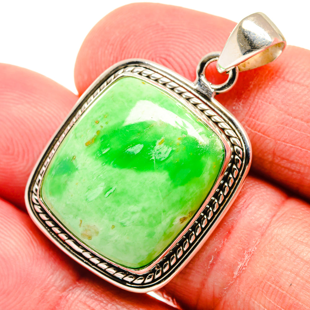 Variscite Pendants handcrafted by Anasilvercos - PD21531