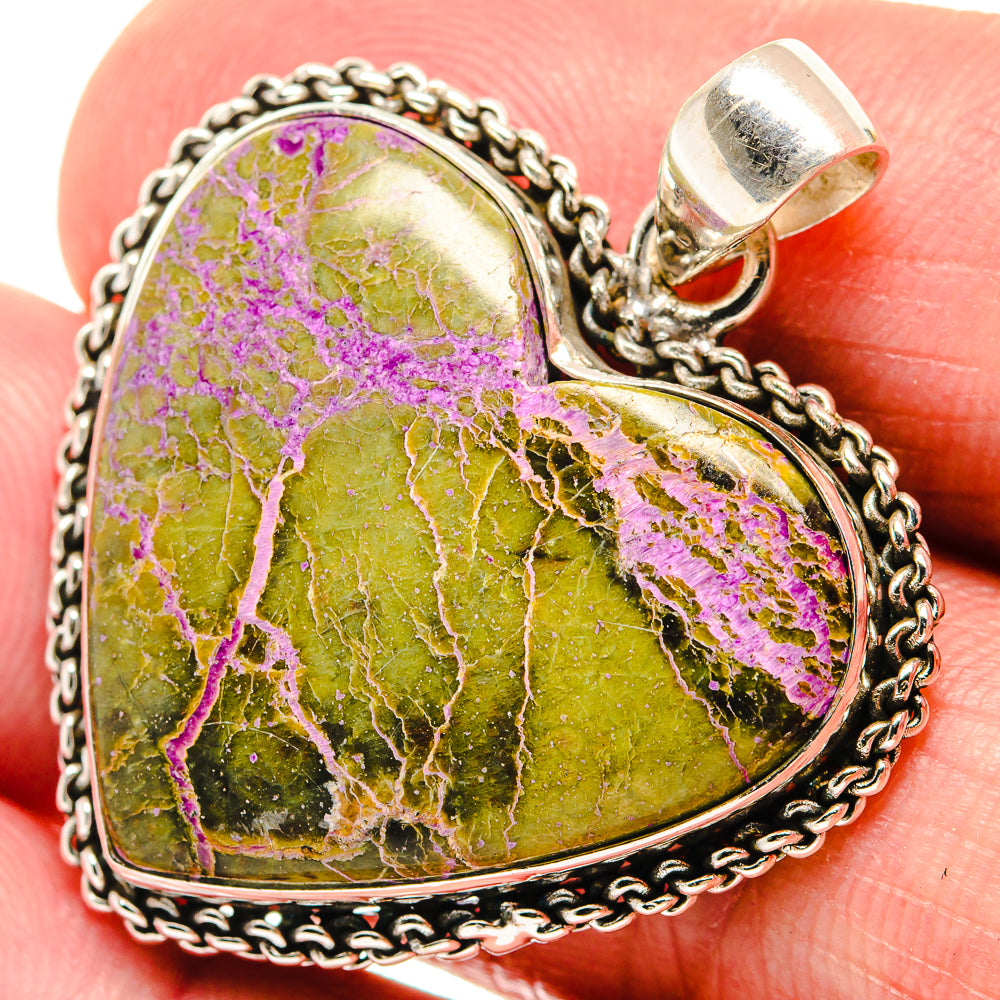Stichtite Pendants handcrafted by Anasilvercos - PD21542