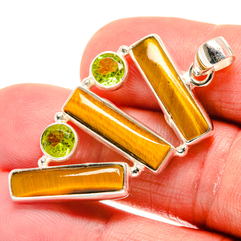 Tiger Eye Pendants handcrafted by Anasilvercos - PD21548