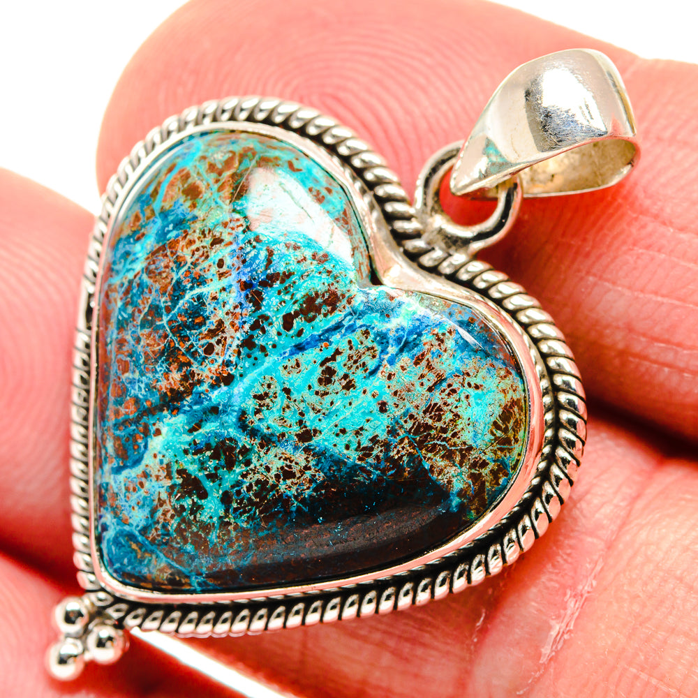Shattuckite Pendants handcrafted by Anasilvercos - PD21558