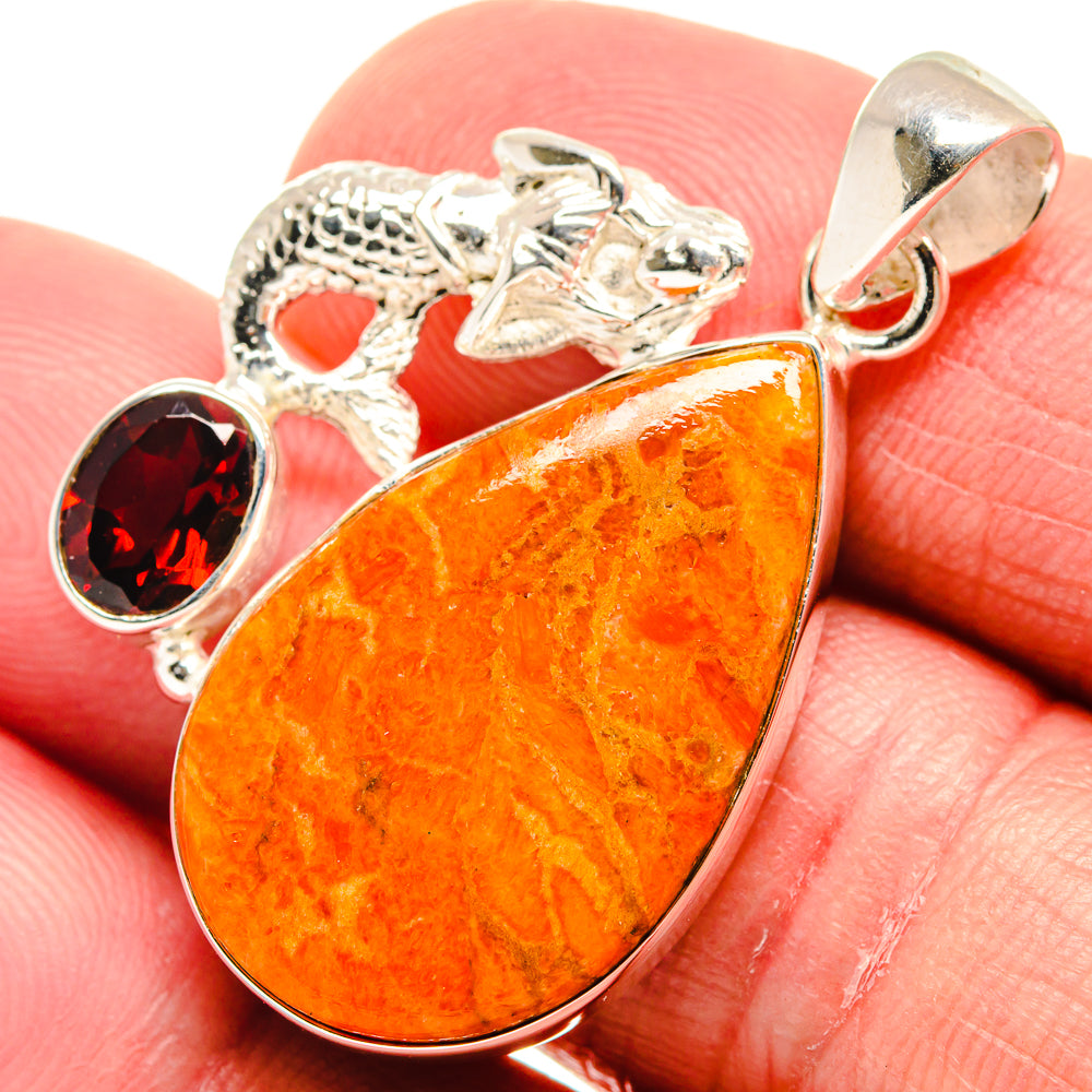 Sponge Coral Pendants handcrafted by Anasilvercos - PD21560
