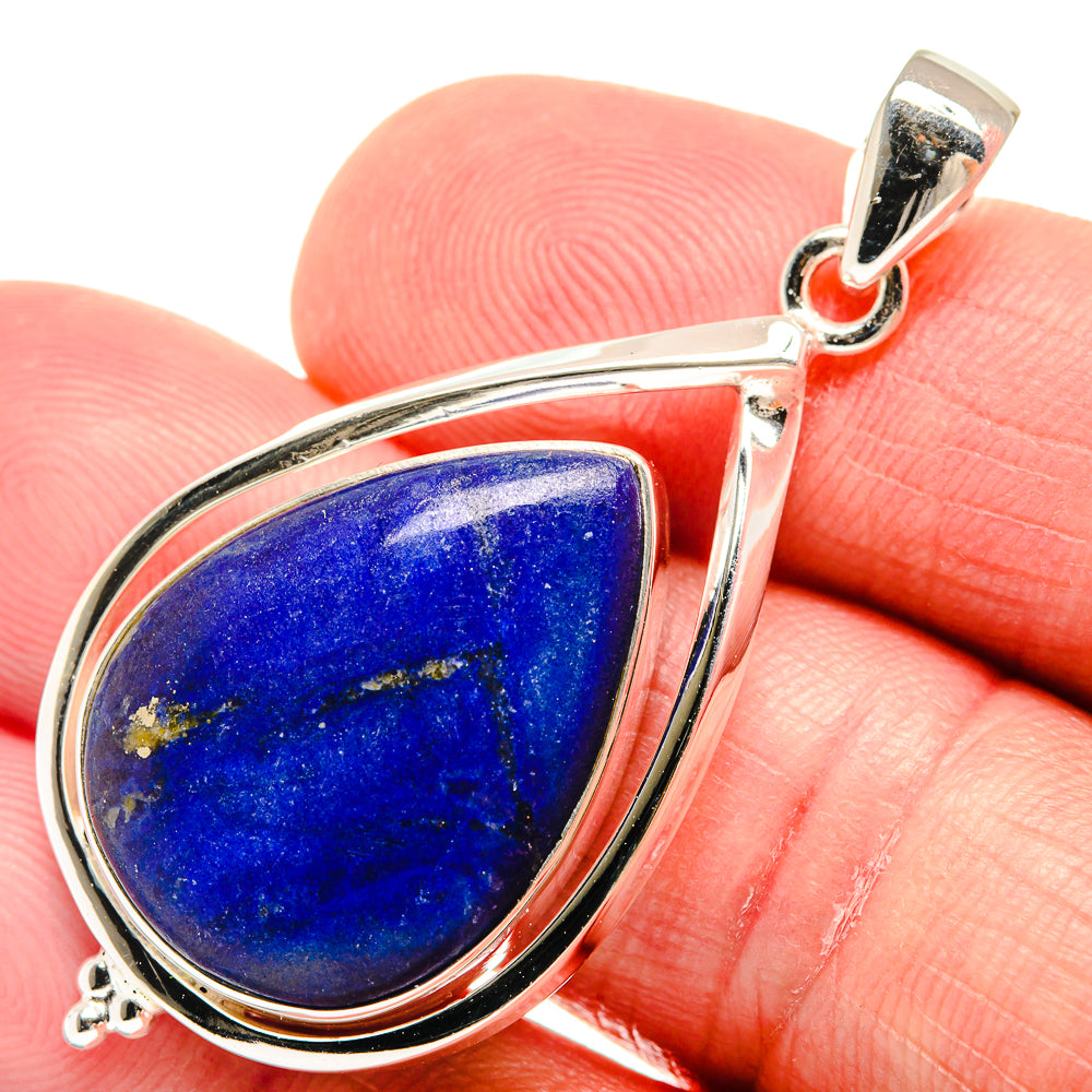 Lapis Lazuli Pendants handcrafted by Anasilvercos - PD21570