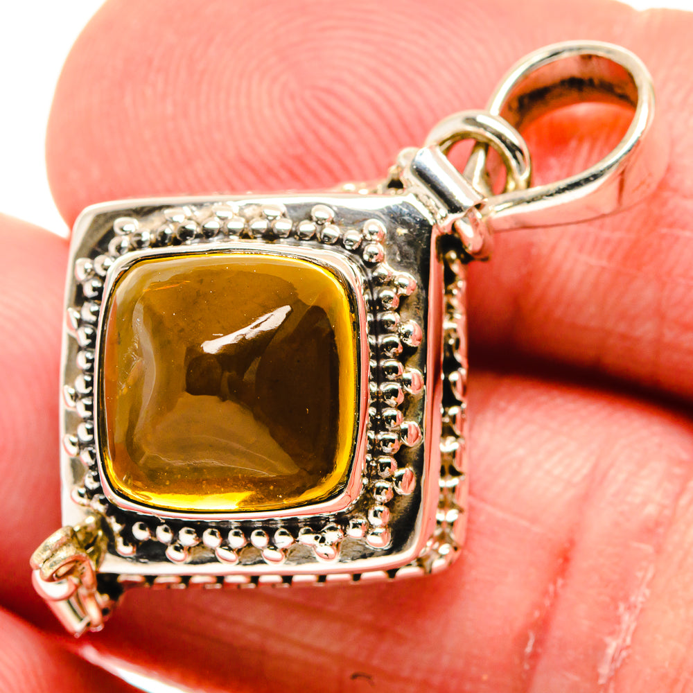 Citrine Pendants handcrafted by Anasilvercos - PD21589