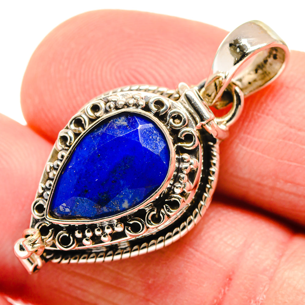 Lapis Lazuli Pendants handcrafted by Anasilvercos - PD21602