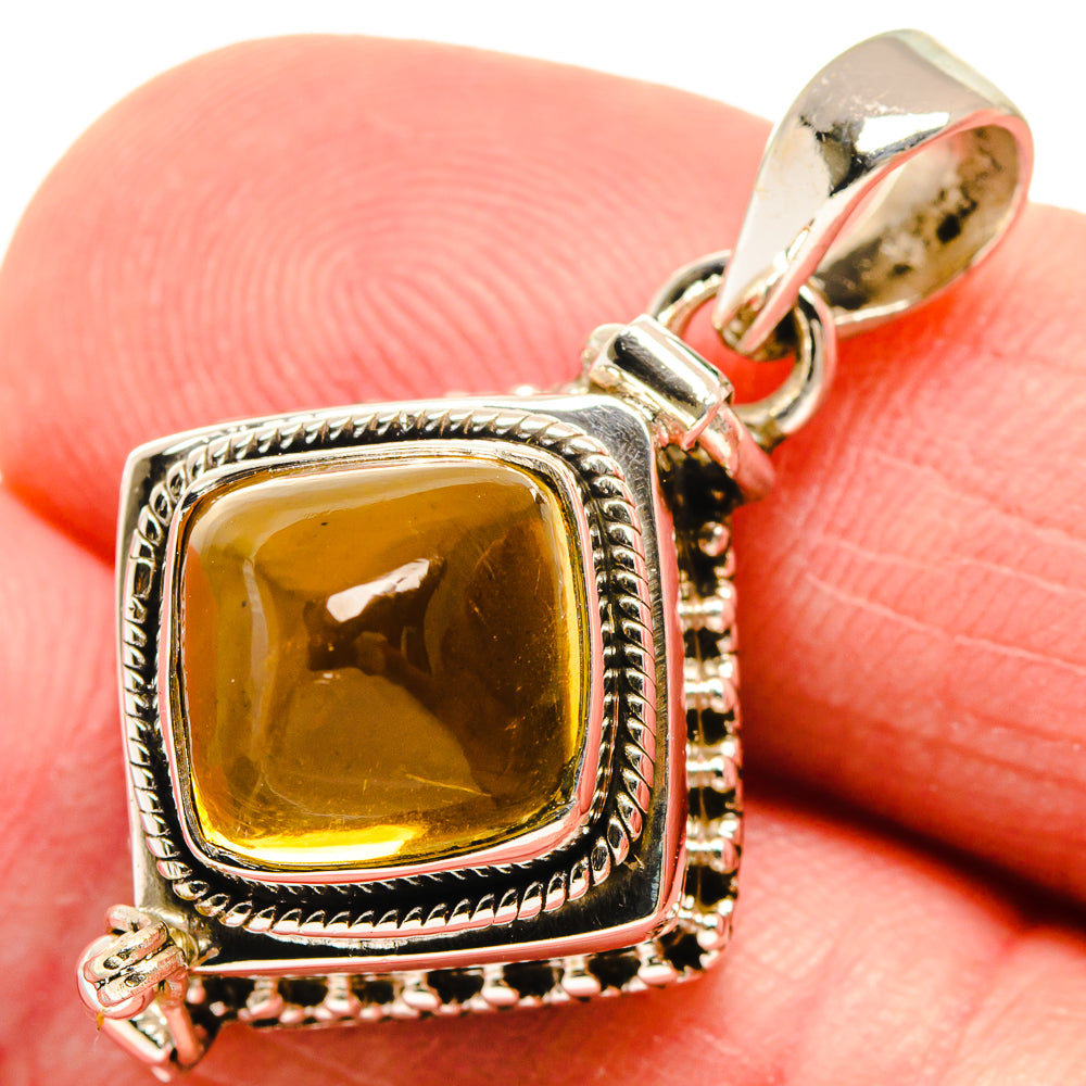 Citrine Pendants handcrafted by Anasilvercos - PD21605