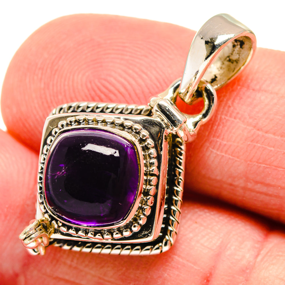 Amethyst Pendants handcrafted by Anasilvercos - PD21608