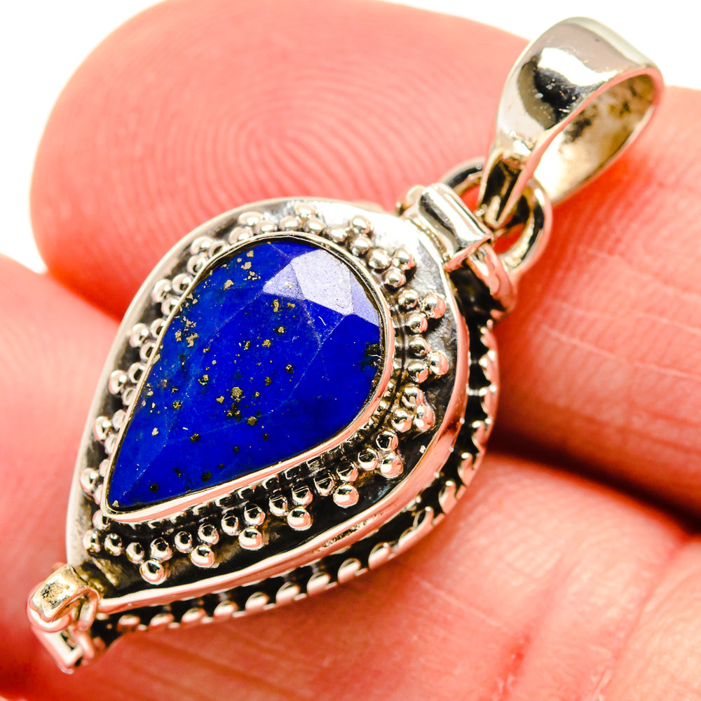 Lapis Lazuli Pendants handcrafted by Anasilvercos - PD21610