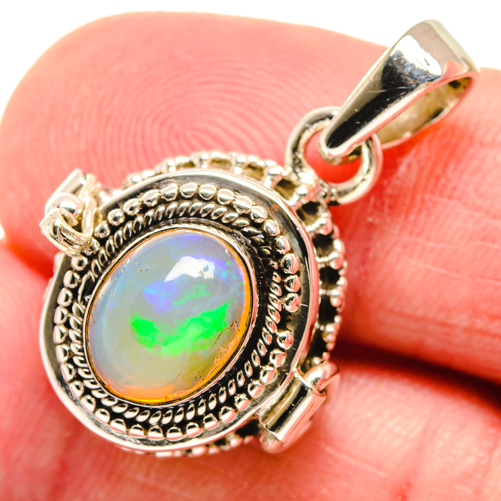 Ethiopian Opal Pendants handcrafted by Anasilvercos - PD21611