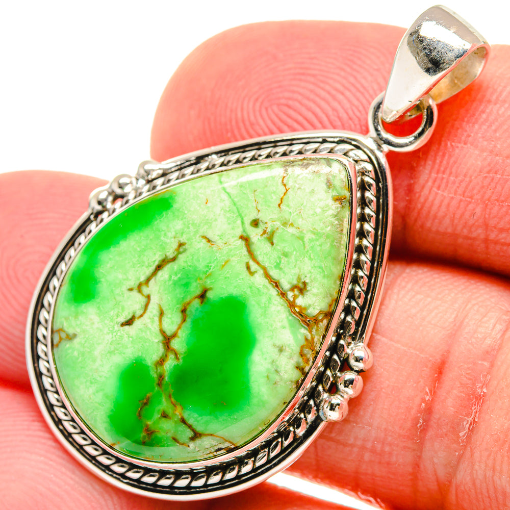 Variscite Pendants handcrafted by Anasilvercos - PD21624