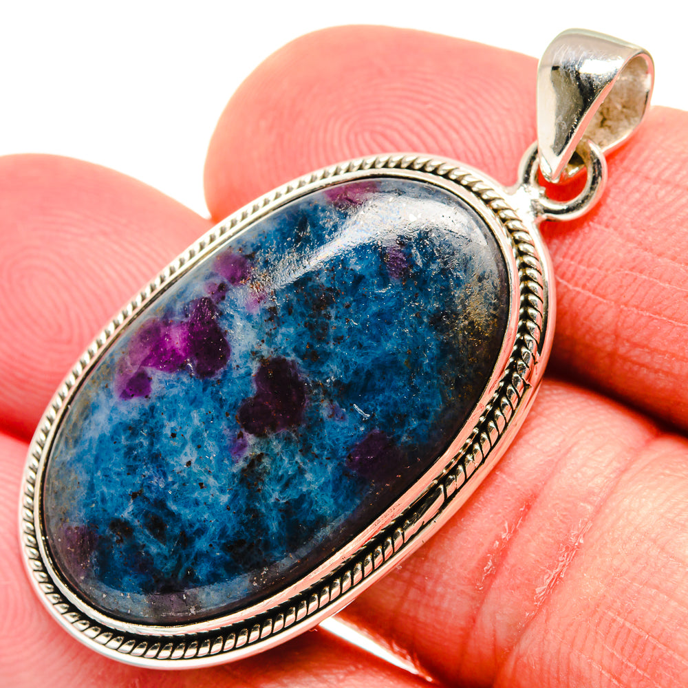 Ruby Fuchsite Pendants handcrafted by Anasilvercos - PD21625