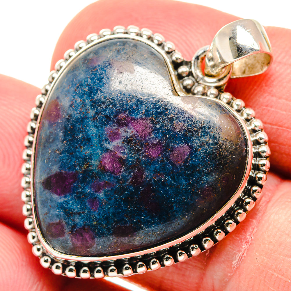 Ruby Fuchsite Pendants handcrafted by Anasilvercos - PD21629