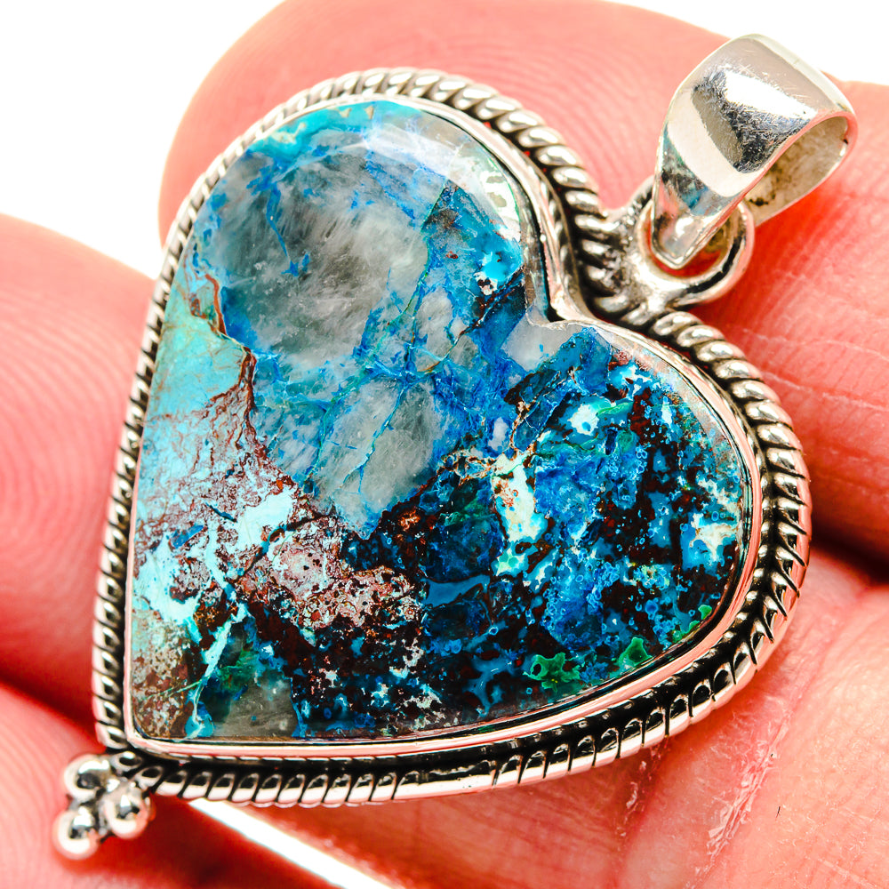 Shattuckite Pendants handcrafted by Anasilvercos - PD21631