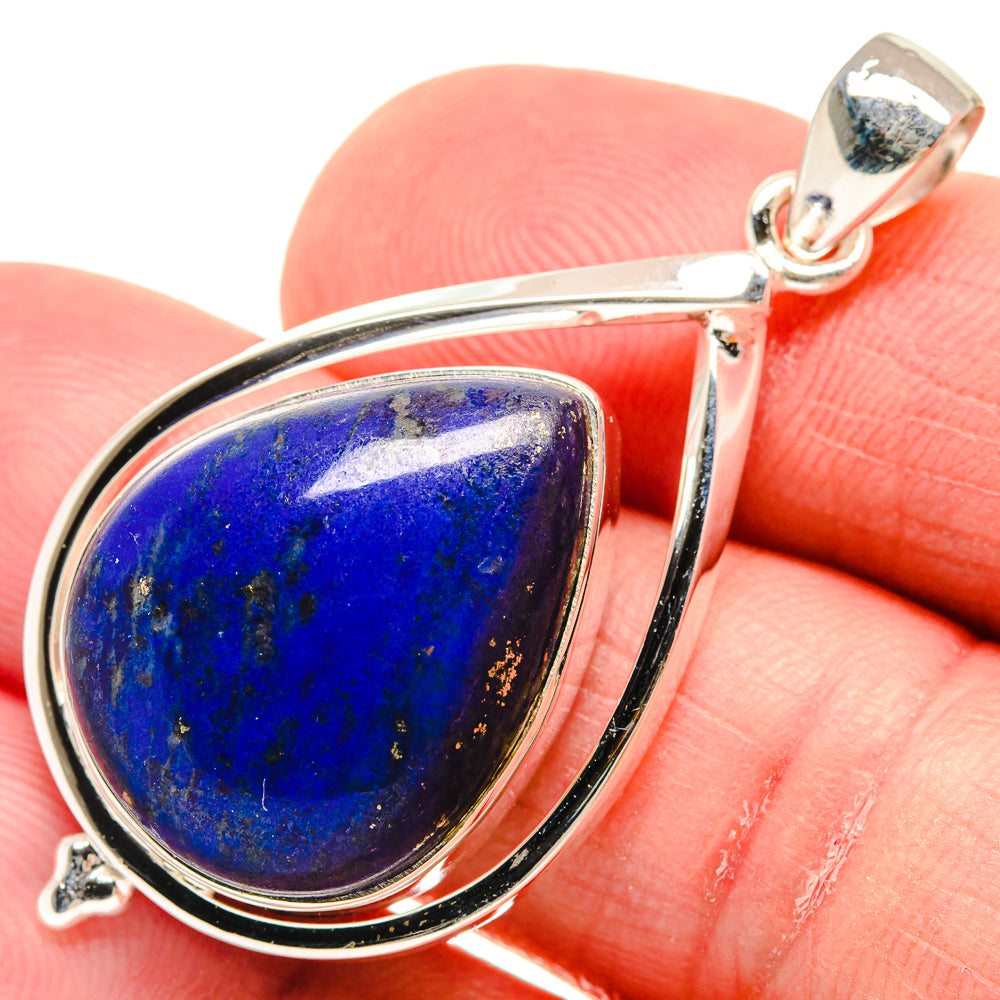 Lapis Lazuli Pendants handcrafted by Anasilvercos - PD21641