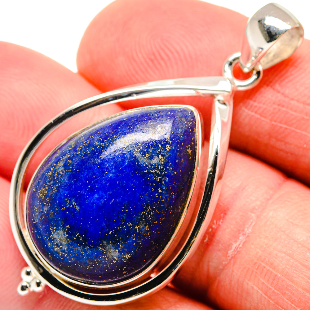Lapis Lazuli Pendants handcrafted by Anasilvercos - PD21653