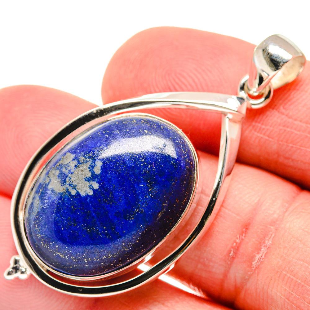 Lapis Lazuli Pendants handcrafted by Anasilvercos - PD21658