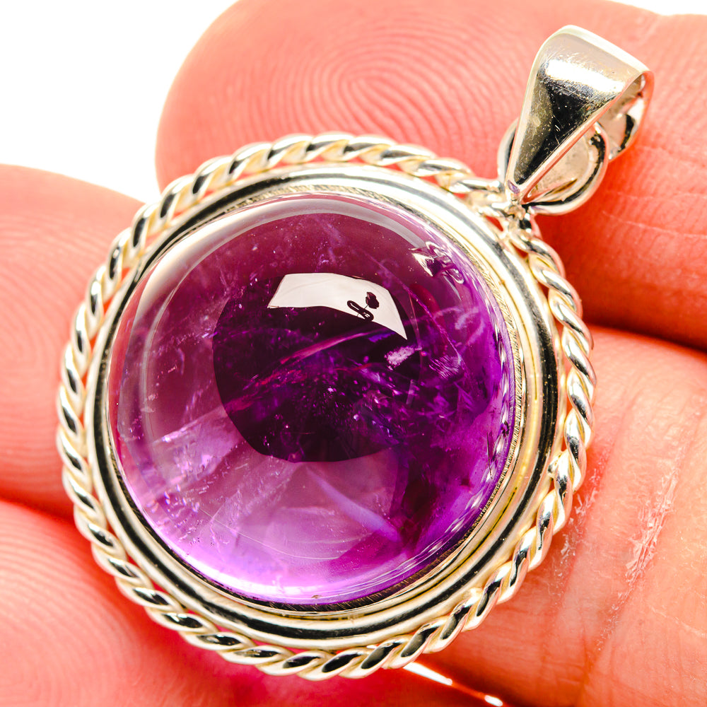 Amethyst Pendants handcrafted by Anasilvercos - PD21688