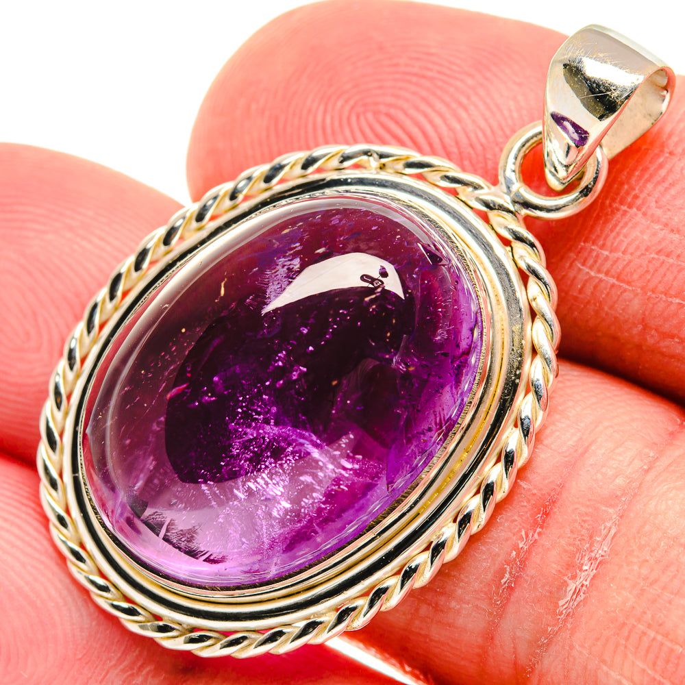 Amethyst Pendants handcrafted by Anasilvercos - PD21689