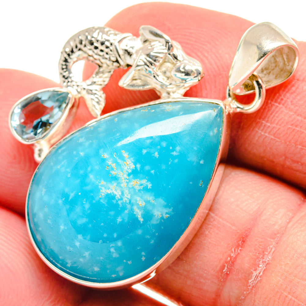 Smithsonite Pendants handcrafted by Anasilvercos - PD21700