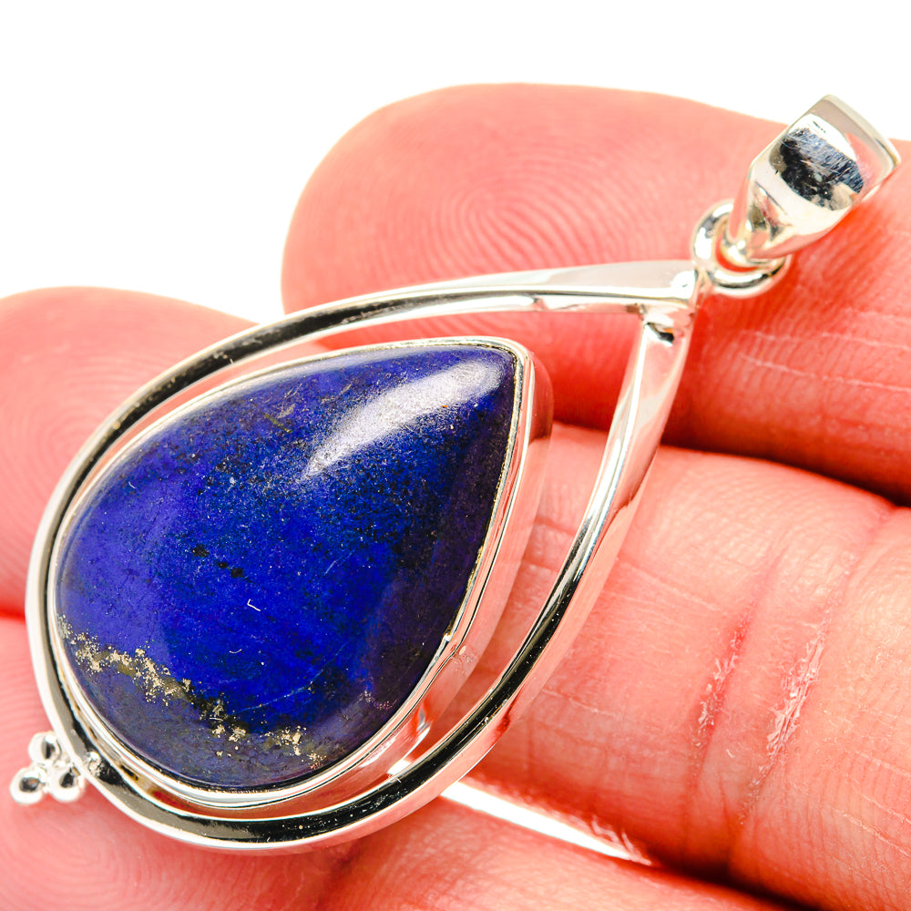 Lapis Lazuli Pendants handcrafted by Anasilvercos - PD21714