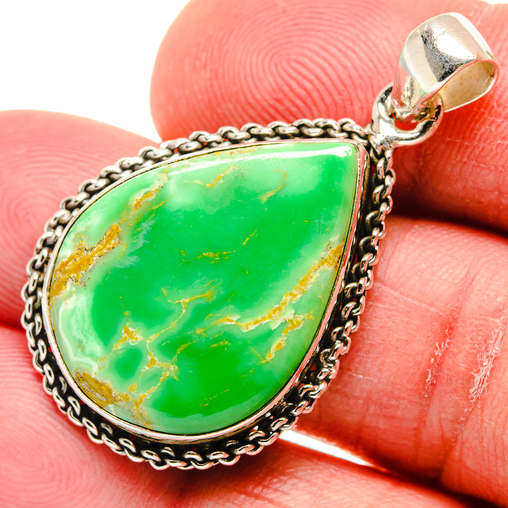 Variscite Pendants handcrafted by Anasilvercos - PD21717