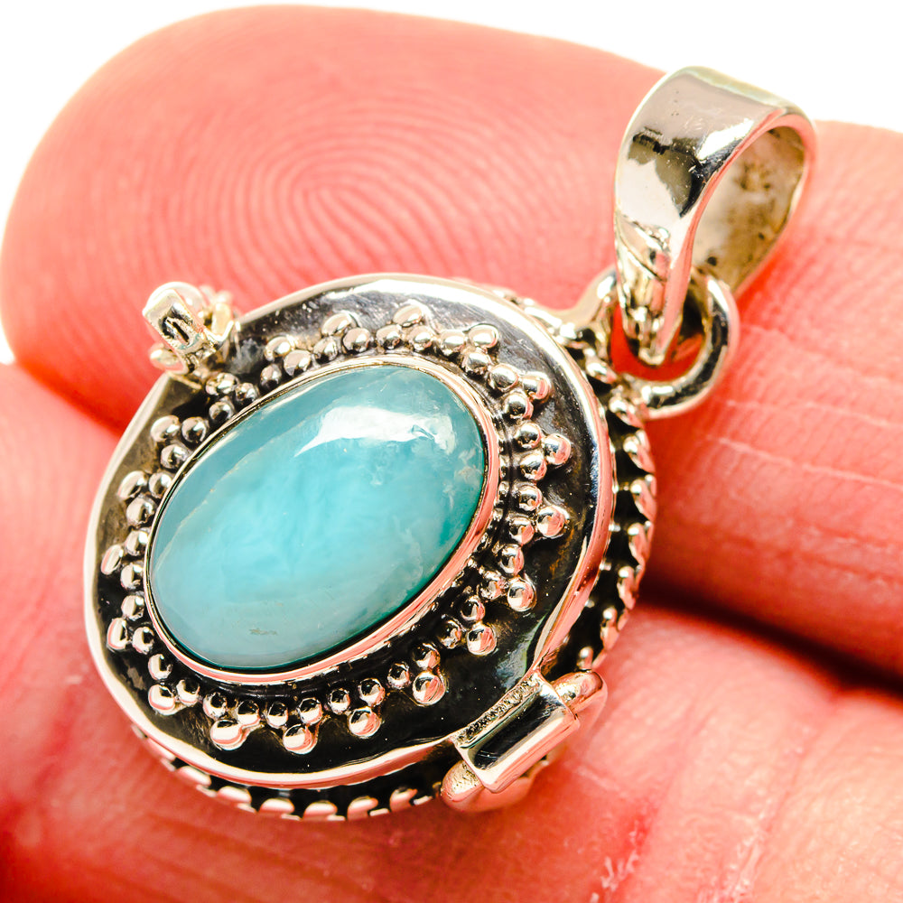 Aquamarine Pendants handcrafted by Anasilvercos - PD21719