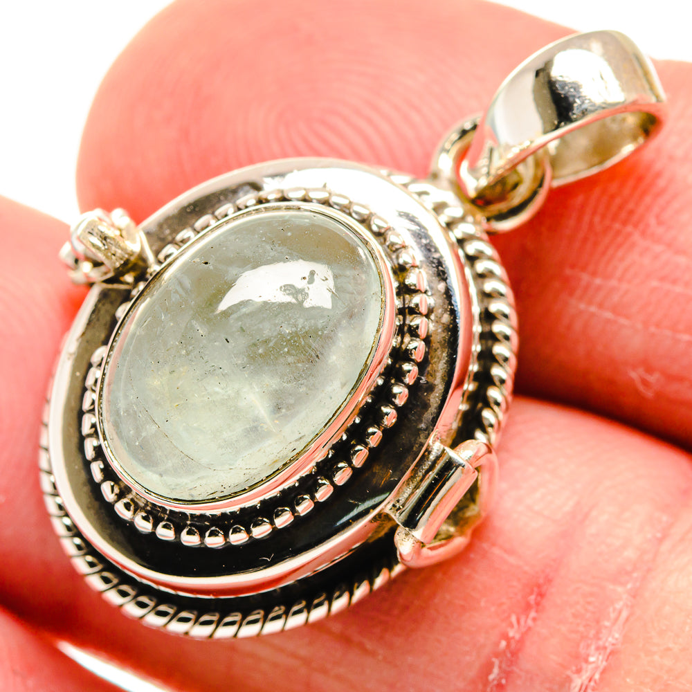 Aquamarine Pendants handcrafted by Anasilvercos - PD21724