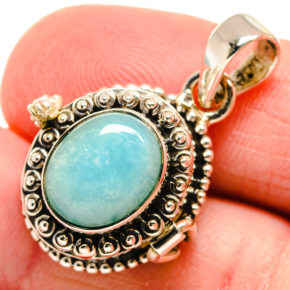 Aquamarine Pendants handcrafted by Anasilvercos - PD21726
