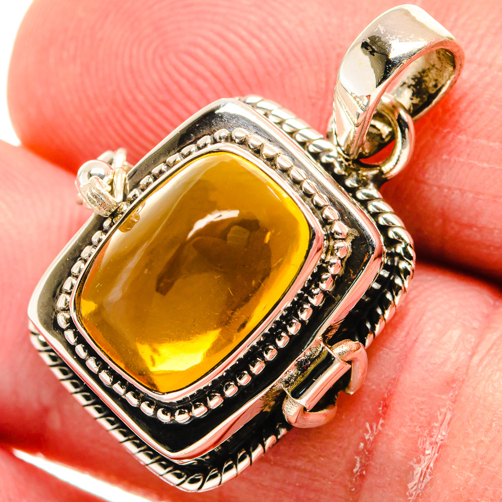 Citrine Pendants handcrafted by Anasilvercos - PD21728