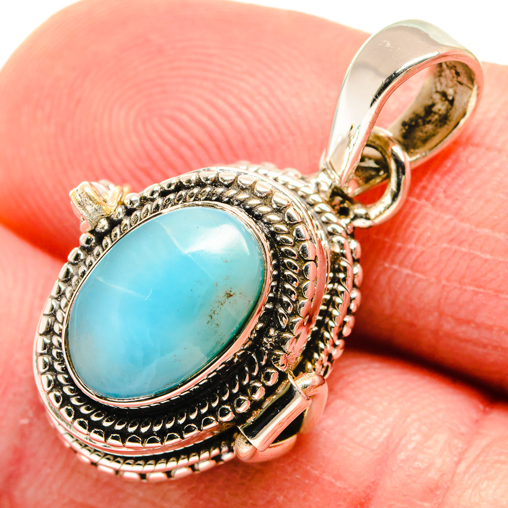 Larimar Pendants handcrafted by Anasilvercos - PD21730