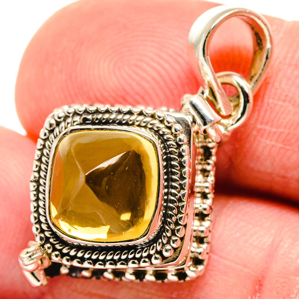 Citrine Pendants handcrafted by Anasilvercos - PD21733
