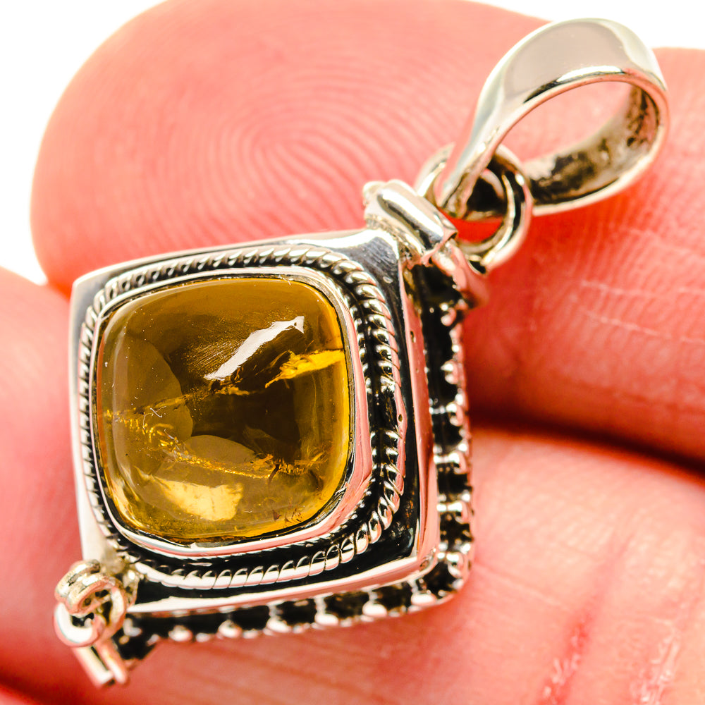 Citrine Pendants handcrafted by Anasilvercos - PD21735
