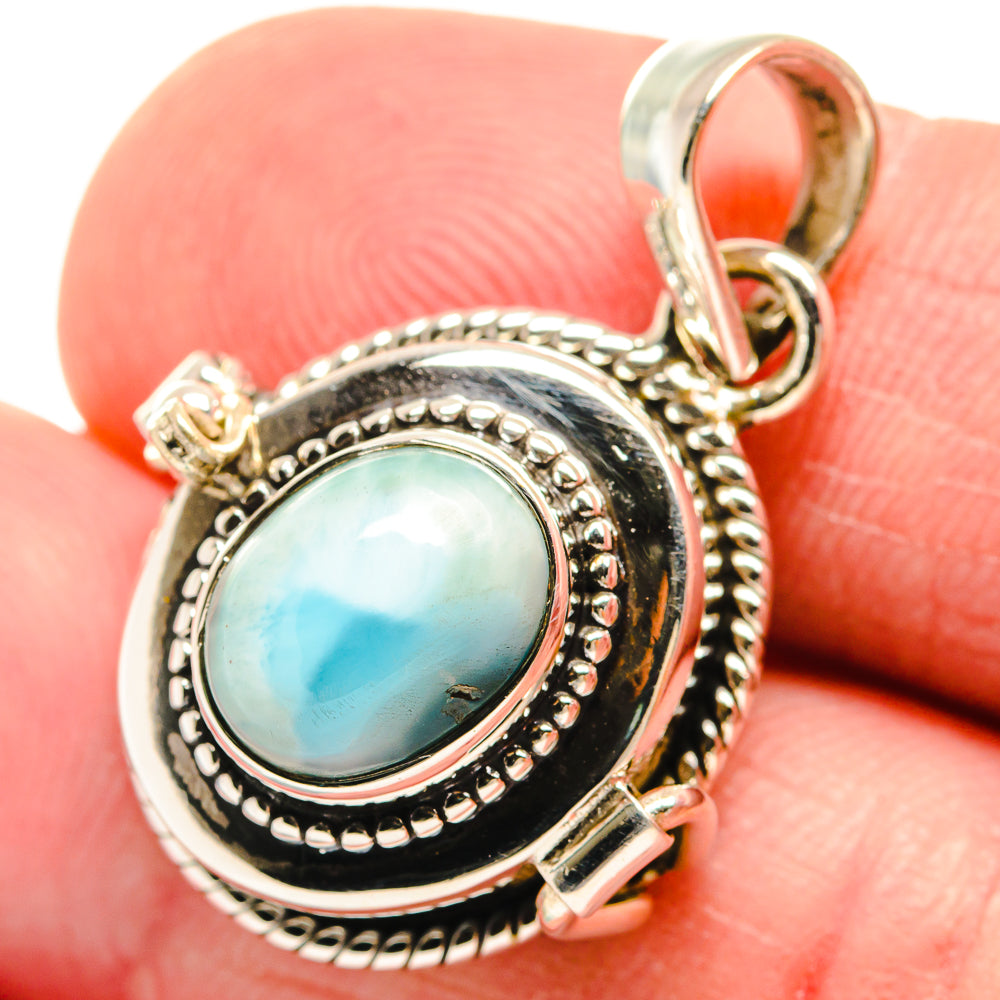 Larimar Pendants handcrafted by Anasilvercos - PD21736