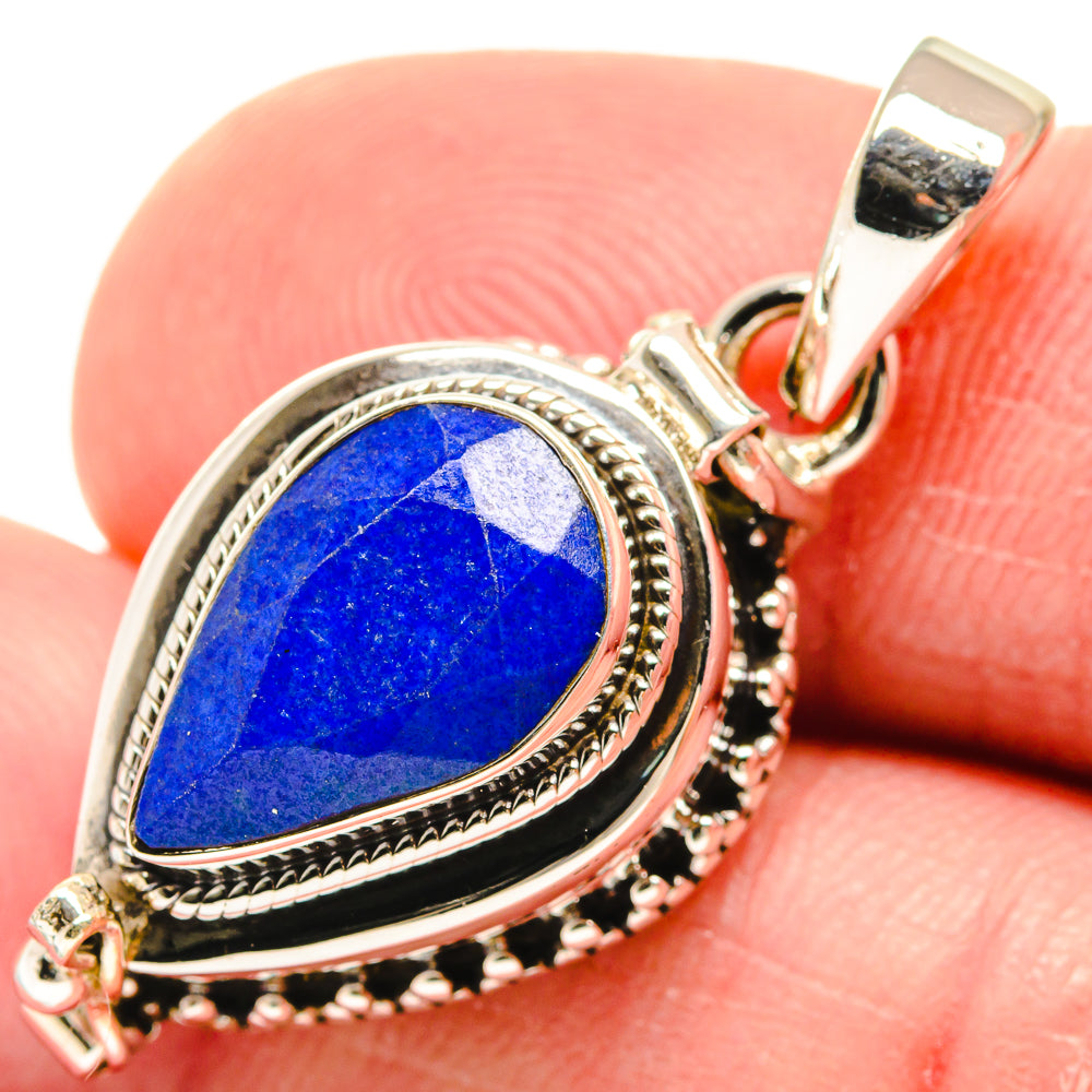 Lapis Lazuli Pendants handcrafted by Anasilvercos - PD21737