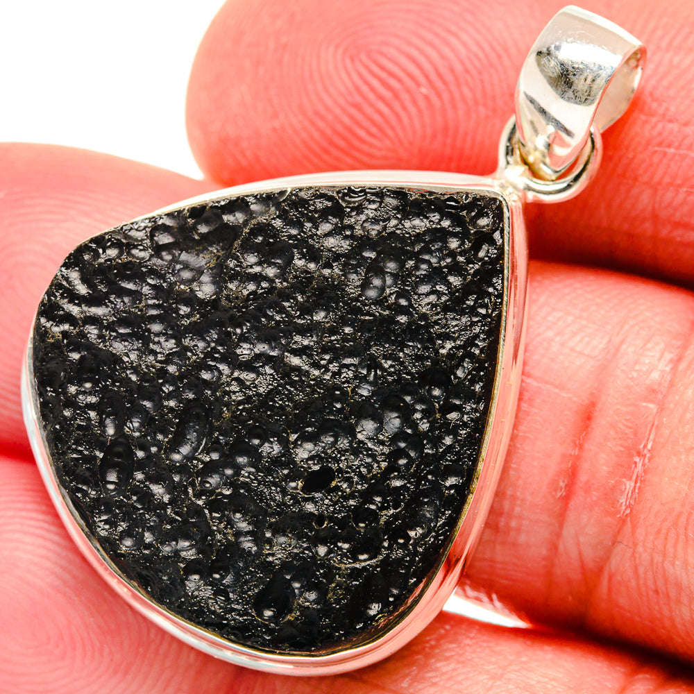 Tektite Pendants handcrafted by Anasilvercos - PD21755